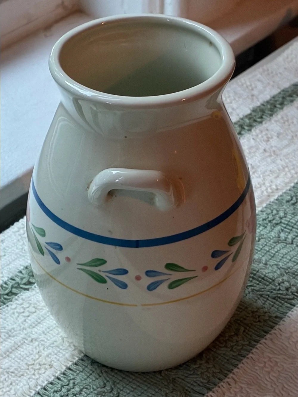 Vintage-Style Ceramic Vase Jug